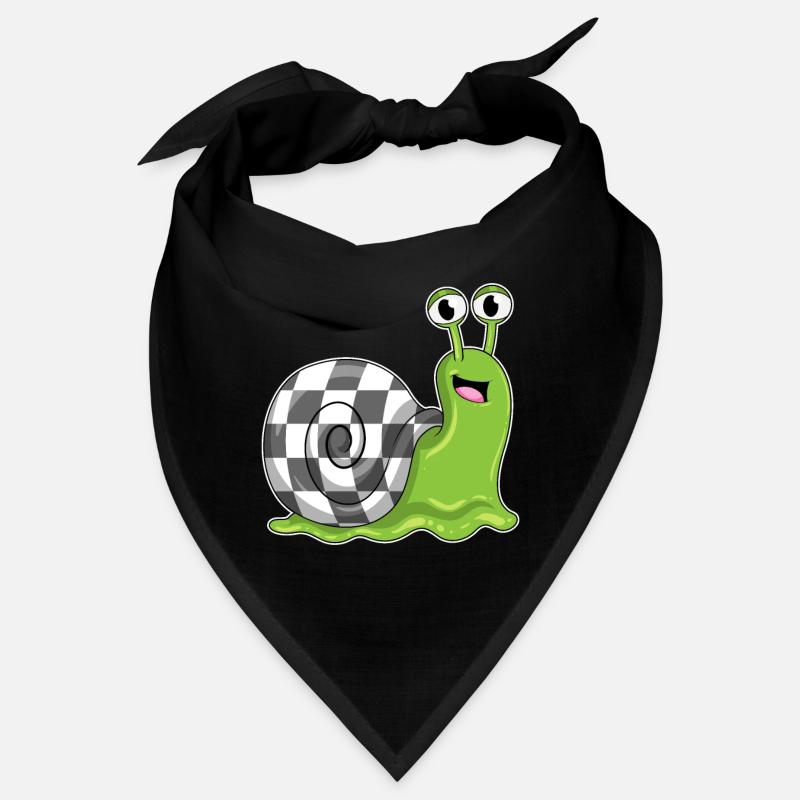 Snail Chessboard Chess Board Game Bandana