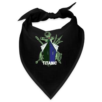 Titanic Remembered, RMS Titanic Gedenktag - Bandana - Schwarz - Vorne