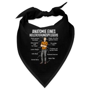 Heilerziehungspfleger Heilerziehungspflege hep - Bandana - Schwarz - Vorne