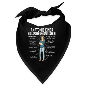 Heilerziehungspfleger Altenpflege Sozialbereich - Bandana - Schwarz - Vorne