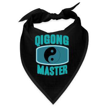 Qigong Meister - Bandana - Schwarz - Vorne