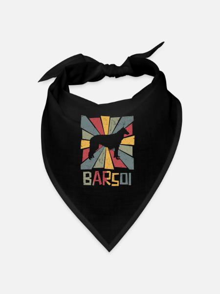 Barsoi Barsoi Vintage - Bandana - Schwarz - Vorne