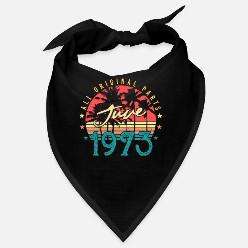 1973 Juin Rétro Bandana