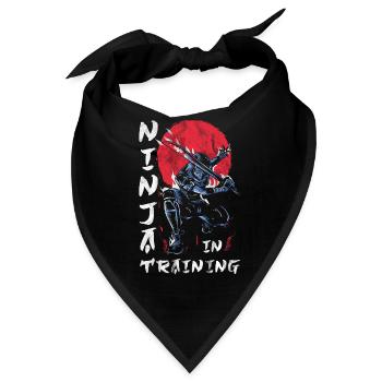 Ninja - Bandana - Schwarz - Vorne