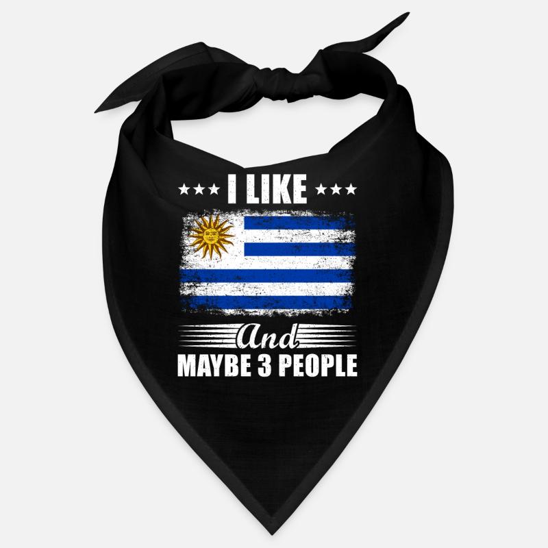 Uruguay - Bandana - black