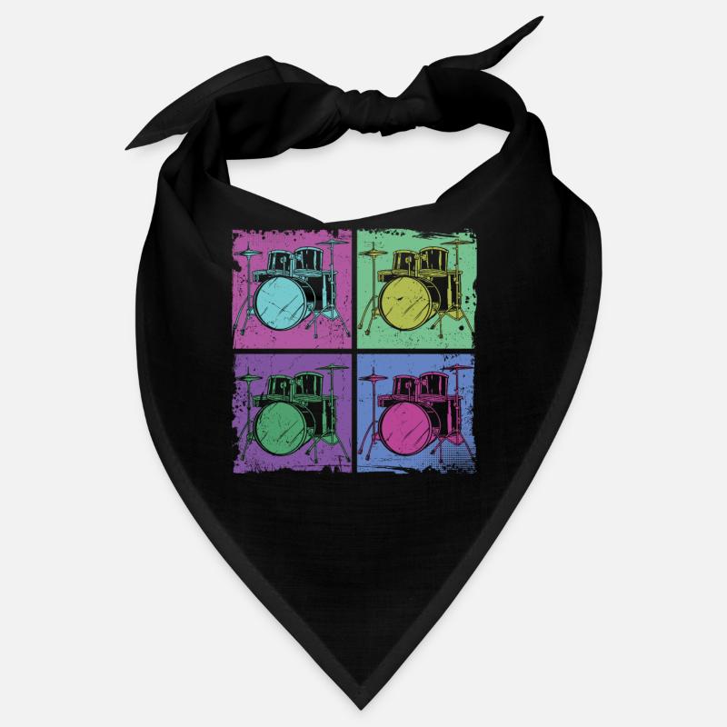Batterie batteur 80S 90s Retro Bandana