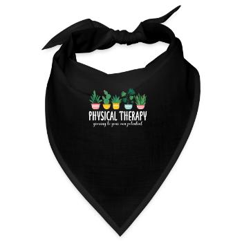 Physiotherapeut - Bandana - Schwarz - Vorne