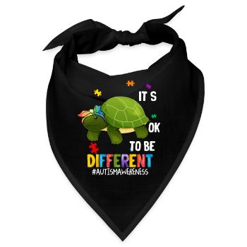 Autismus Geschenk Autist Asperger ADHS Autism - Bandana - Schwarz - Vorne