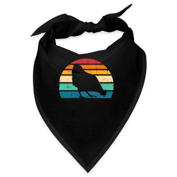 Huhn Hühner - Bandana - Schwarz - Vorne