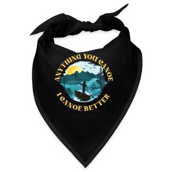 Canoe Canoeing Anything You Canoe - Bandana - Schwarz - Vorne