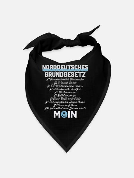 Norddeutsches Grundgesetz - Bandana - Schwarz