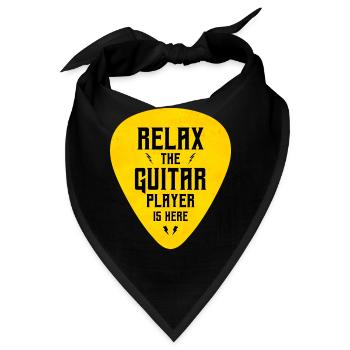 Entspannen Sie sich Der Gitarrist ist hier - Bandana - Schwarz - Vorne