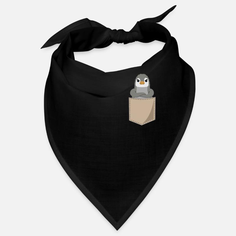 Böser Pinguin Brusttasche Print Seevogel Geschenk Bandana