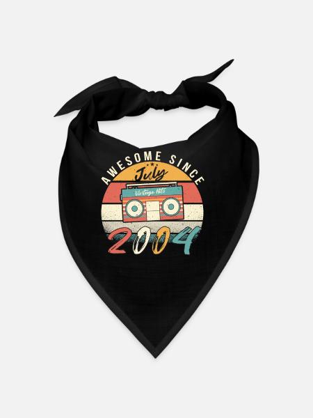 July 2004 Finally 18 years - Bandana - black - Front