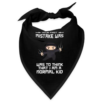 Ninja - Bandana - Schwarz - Vorne
