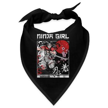Ninja - Bandana - Schwarz - Vorne