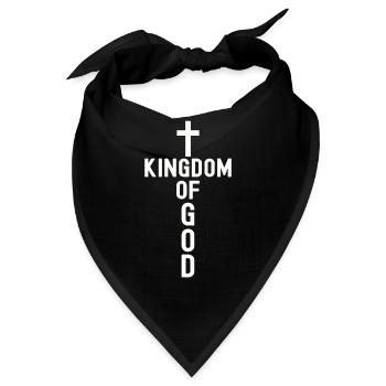 Christen Religion Evangelisch Bibel Jesus Kirche - Bandana - Schwarz - Vorne
