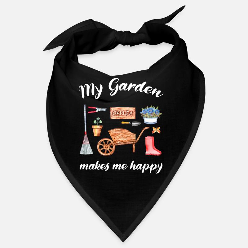 Garten Spruch Gärtner Hobbygärtner Geschenkidee Bandana