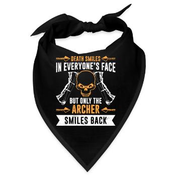 Compoundbogen Bogenschütze Bogenschießen - Bandana - Schwarz - Vorne