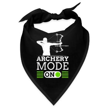 Archery Mode On Bogenschießen Compoundbogen - Bandana - Schwarz - Vorne