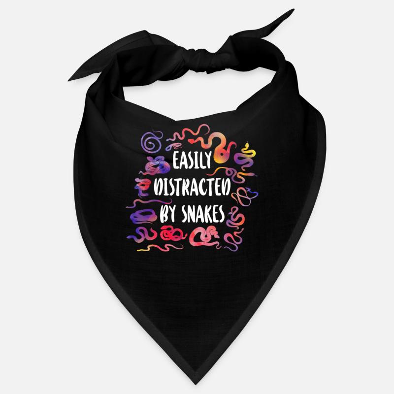 Aquarelle Serpent Serpent Facilement Bandana