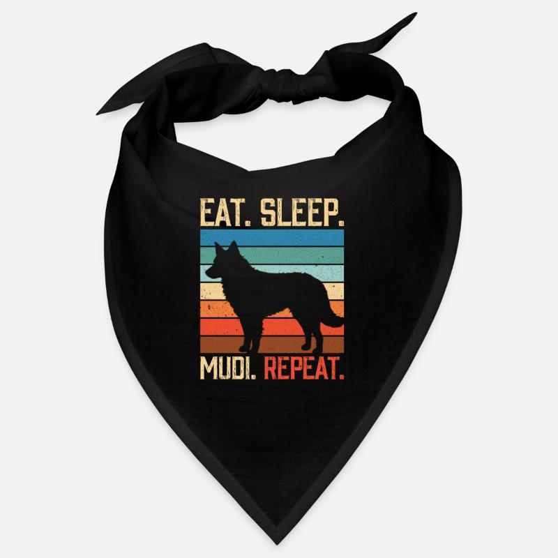 Eat sleep Mudi Repeat Bandana