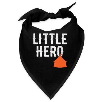Little Hero - Süßes Karnevals-Zirkuszelt - Bandana - Schwarz - Vorne
