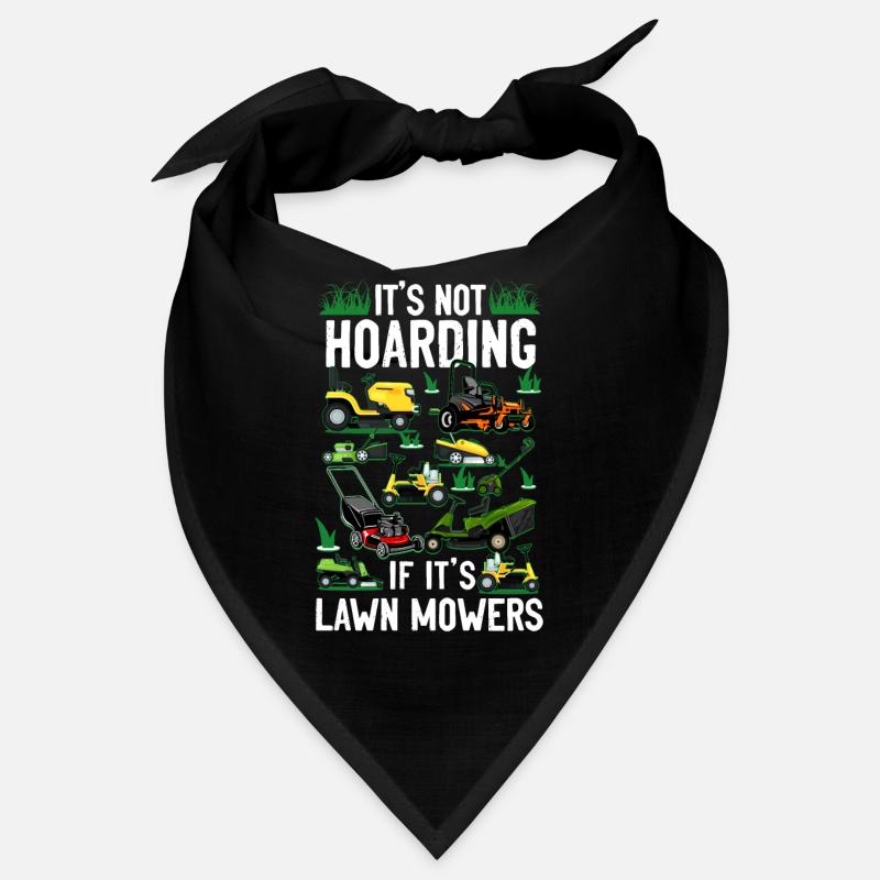 Tondeuse à gazon Mowing Papa Père - Bandana - noir