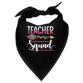 Lehrerin Gruppe - Bandana - Schwarz - Vorne