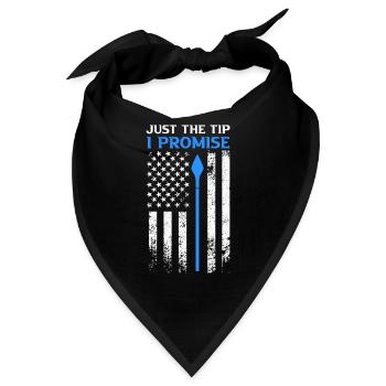 Just the Tip I promise USA Bogenschütze - Bandana - Schwarz - Vorne