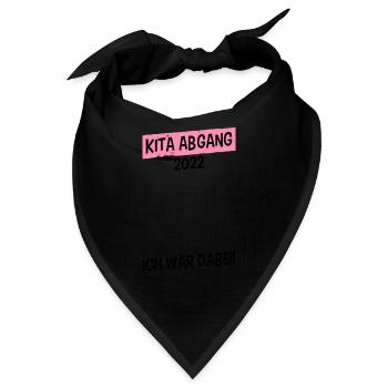Eine Kita Legende Kita Abgänger 2022 - Bandana - Schwarz - Vorne