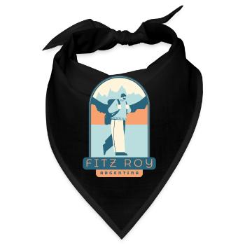 Fitz Roy Trek – Argentinien - Bandana - Schwarz - Vorne