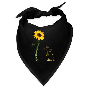 Best Mouse Mom Ever - Bandana - Schwarz - Vorne