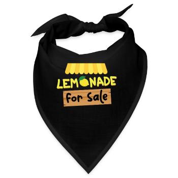 Lemonade For Sale Limonade - Bandana - Schwarz - Vorne