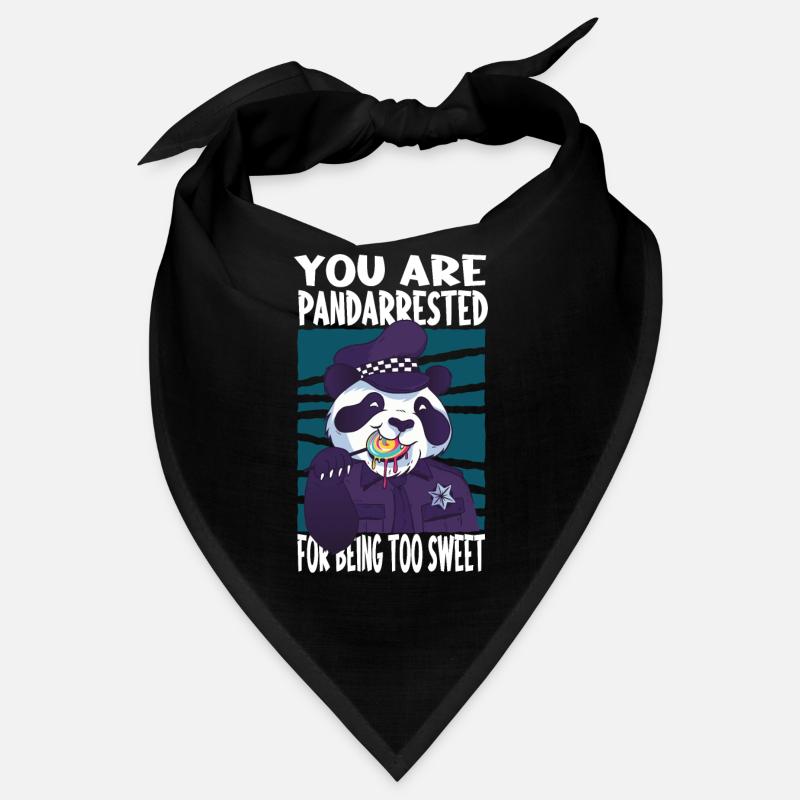 Panda Spruch niedlich Bandana