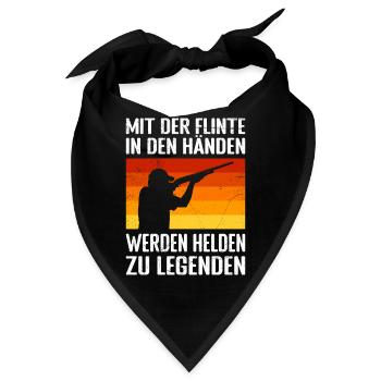 Tontaubenschießen - Bandana - Schwarz - Vorne