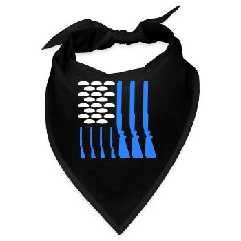 USA Tontaubenschießen - Bandana - Schwarz - Vorne