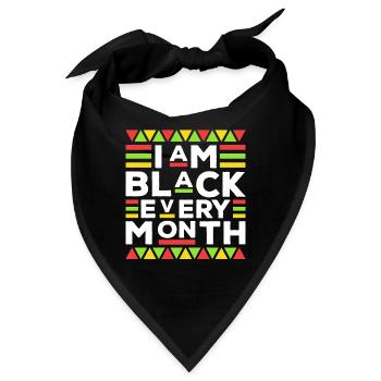 Im black every month - Bandana - Schwarz - Vorne