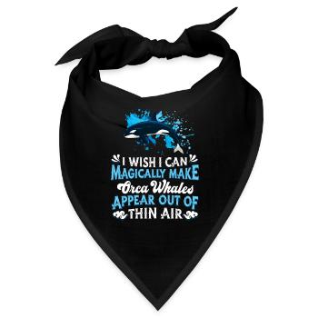 Orca Wal Schwertwal Orca - Bandana - Schwarz - Vorne