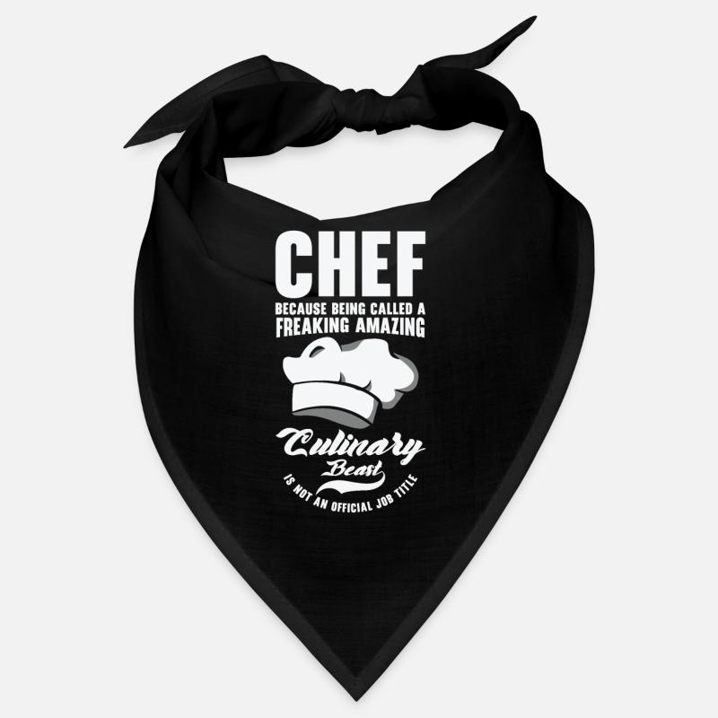 Chef Beast Culinary Art Cooking Baking Meals Bandana