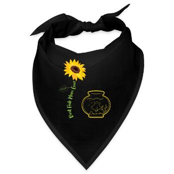 Best Fish Mom Ever - Bandana - Schwarz - Vorne