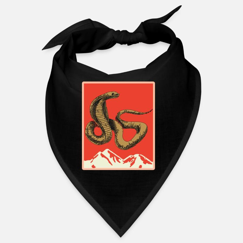 Schlange Geschenk Tier Reptil Cobra Python Boa Bandana