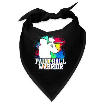 Paintball Warrior Paintballer - Bandana - Schwarz - Vorne
