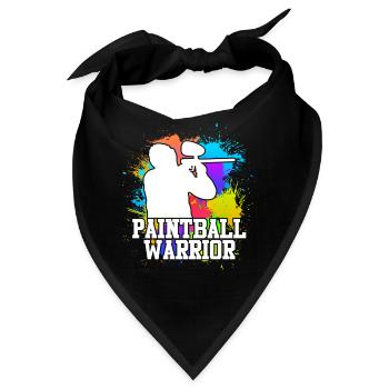 Paintball Warrior Paintballer - Bandana - Schwarz - Vorne