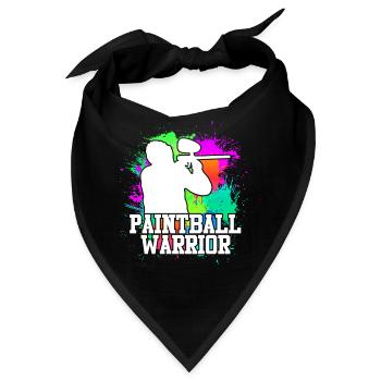 Paintball Warrior Paintballer - Bandana - Schwarz - Vorne