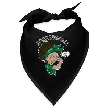Arab Girl Unbreakable I Arab Heritage I Saudi - Bandana - Schwarz - Vorne