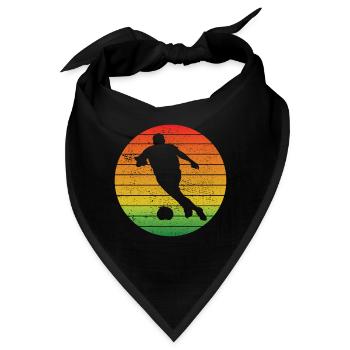 Fußballspieler Fußballer Fußballtrainer Fußball - Bandana - Schwarz - Vorne