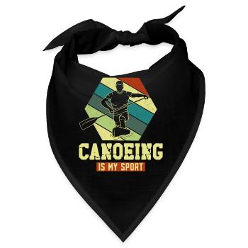 Canoe Canoeing Racing Canoe - Bandana - Schwarz - Vorne