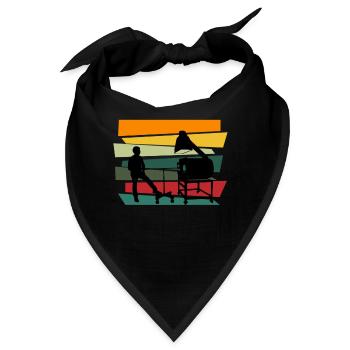 Glasmacher Glasbläser Glasblasen Glas - Bandana - Schwarz - Vorne