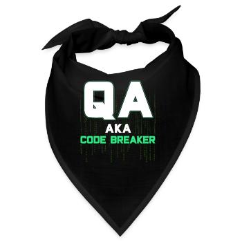 QA Ingenieur QA Tester Software Tester - Bandana - Schwarz - Vorne